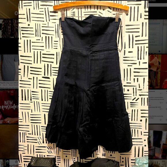 J Crew Mid Length Pleated Cocktail Dress - Picture 2 of 2